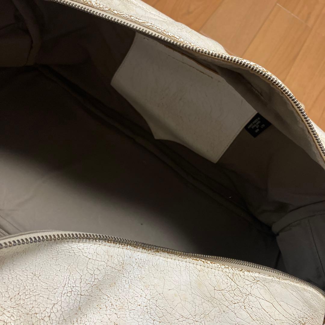 希少品　jas m b ジャスエムビー　クラックレザー　ボストンバッグ