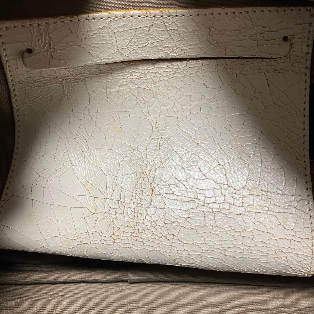 希少品　jas m b ジャスエムビー　クラックレザー　ボストンバッグ