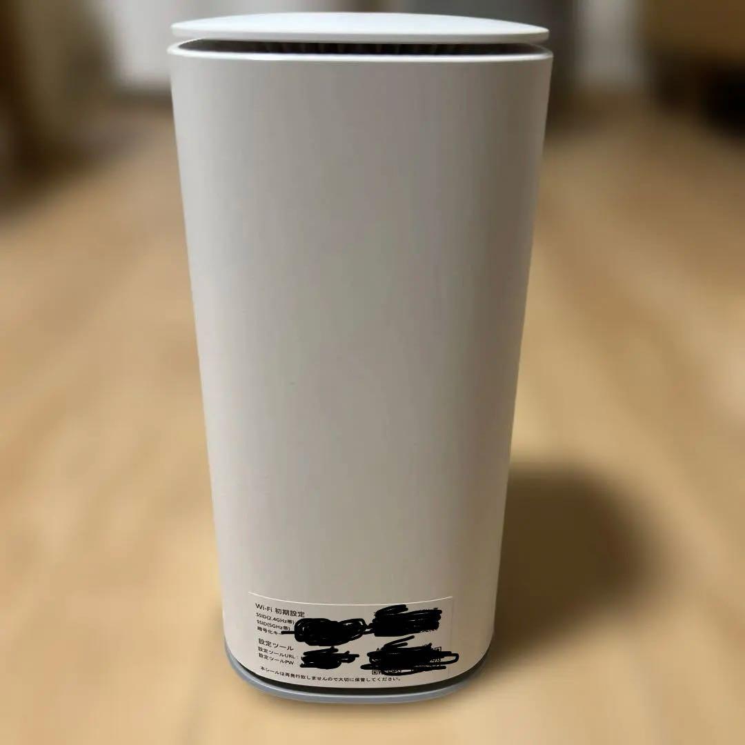 Speed Wi-Fi  5G L13 本体と付属品