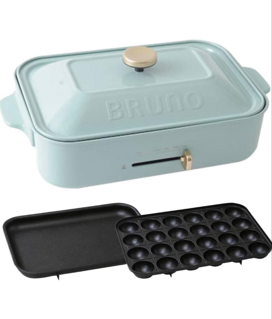 [新品未使用]ブルーノ　コンパクトホットプレート➕セラミックコート鍋