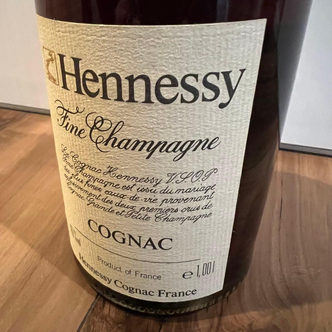 ヘネシー VSOP ファインシャンパーニュ 1L 旧ボトル 古酒 未開栓
