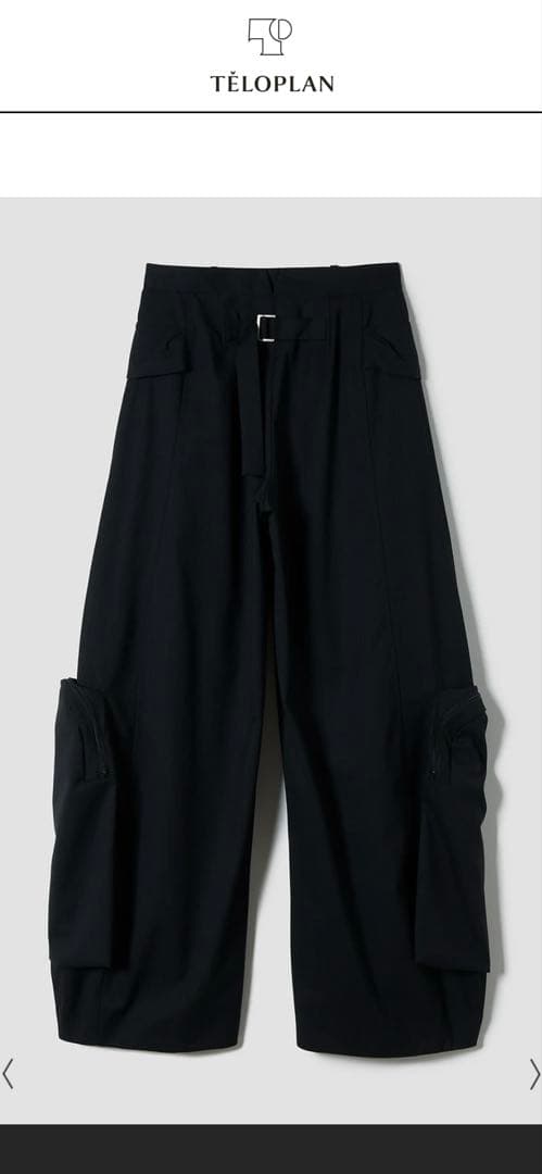新品未使用　teloplan Nicholas Trousers Black