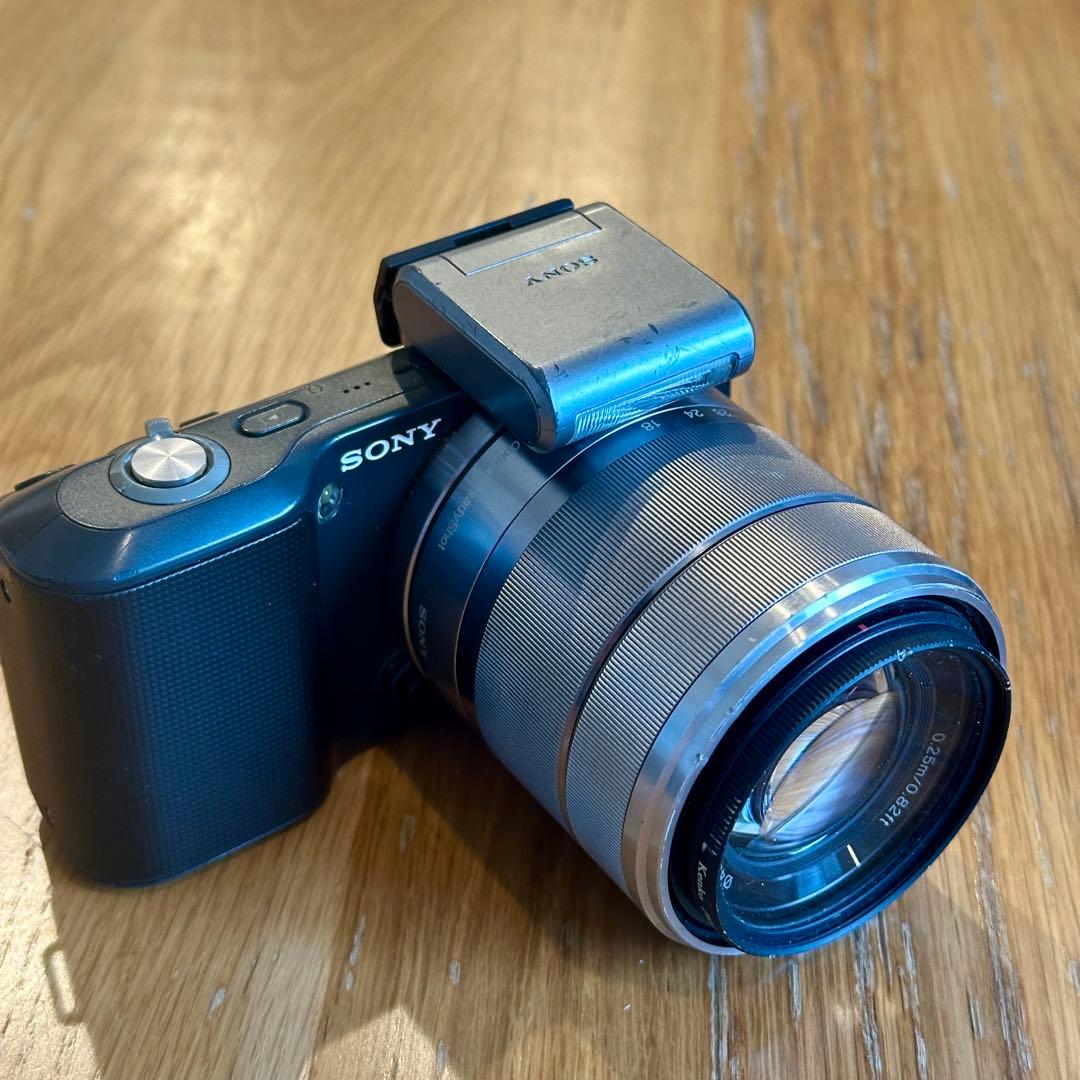【ジャンク品】SONY NEX-3 ミラーレスカメラ レンズ2本