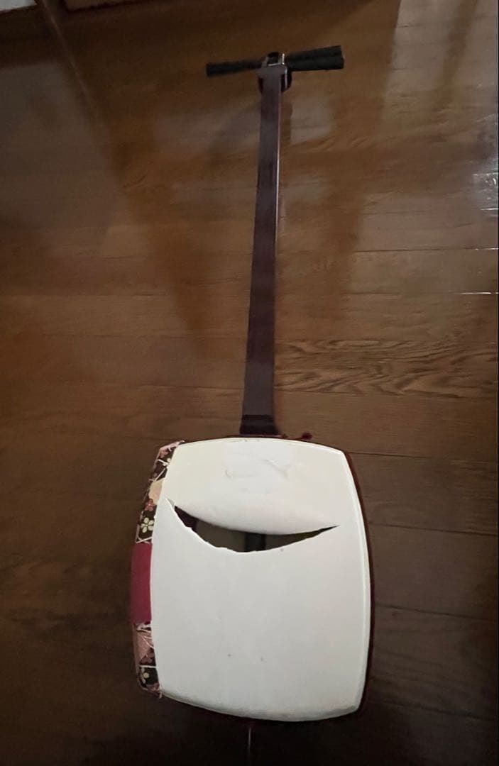 地唄用　三味線本体 紫檀