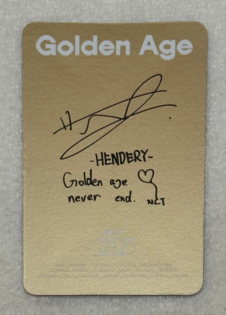 【激レア】WayV NCT Golden Age US限定盤 D2C ヘンドリー