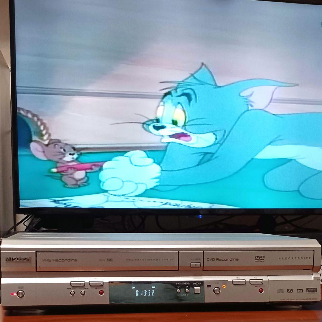 三菱 ビデオ一体型DVDレコーダー DVR-S310　【説明書付き】