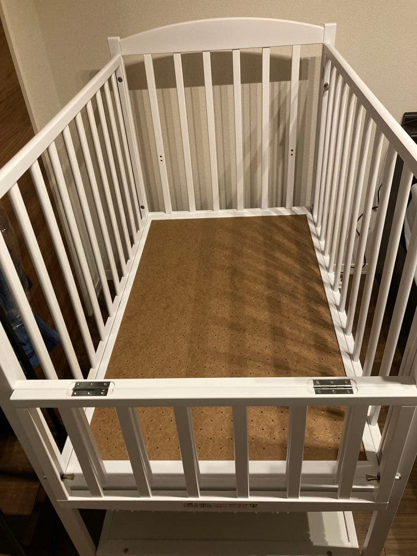 配達可！定価5.6万KATOJIベビーベッドハイタイプツーオープン120×70