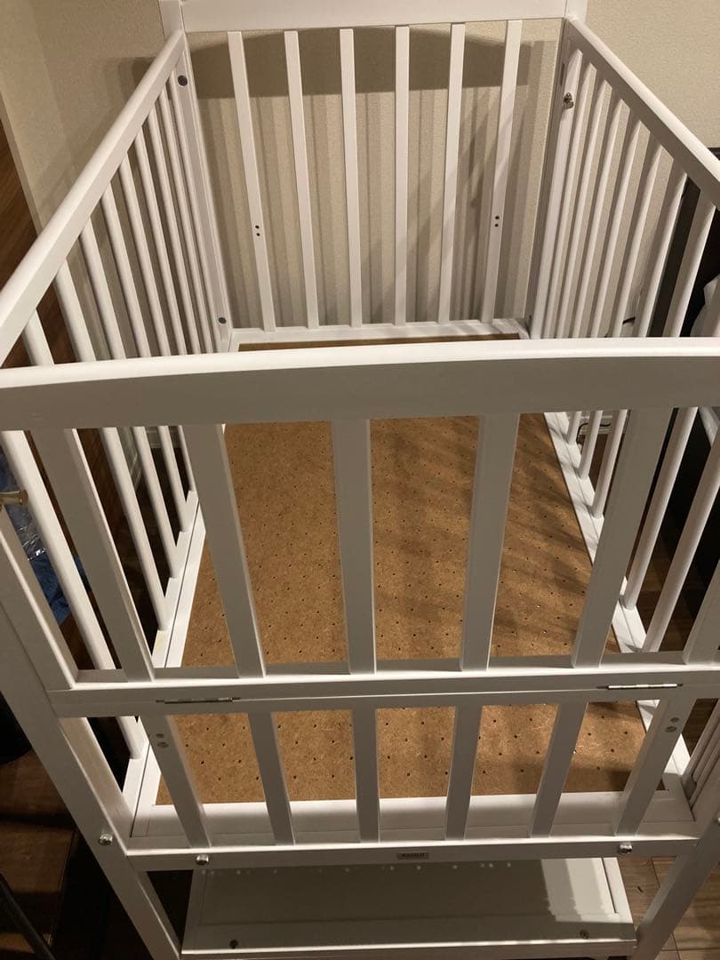 配達可！定価5.6万KATOJIベビーベッドハイタイプツーオープン120×70