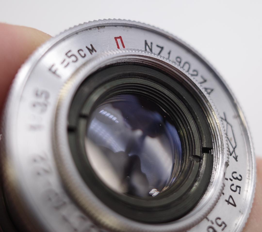 ま*ぎ様 7　希少モデル【RED P】 沈胴式オールドレンズ インダスター22