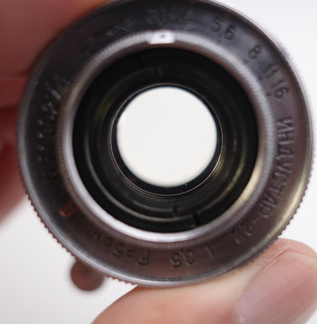 ま*ぎ様 7　希少モデル【RED P】 沈胴式オールドレンズ インダスター22