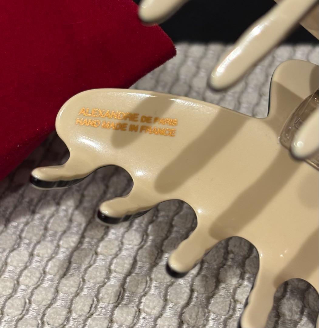 完売品】ALEXANDRE DE PARIS ヘアクリップ　リズレ