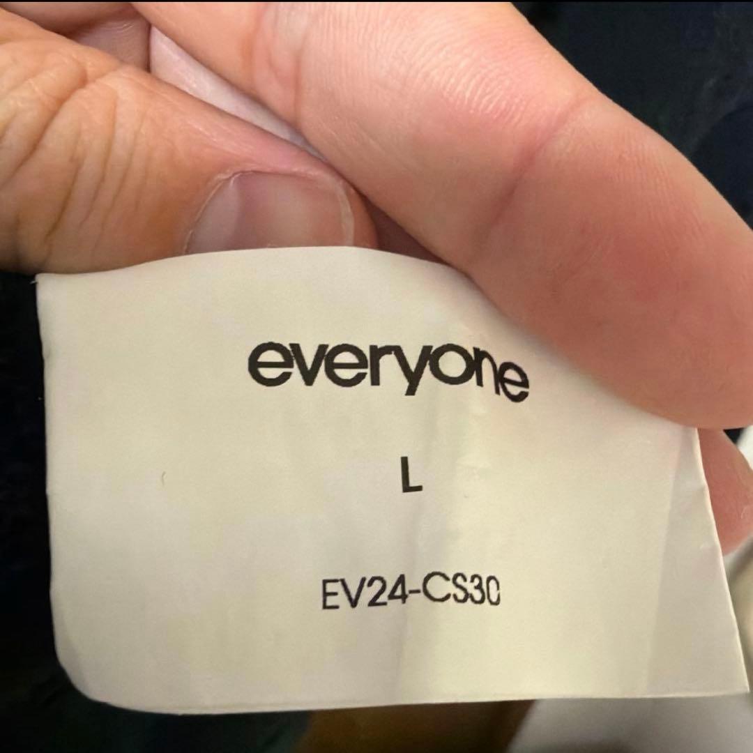今週末まで価格　everyone コットントレーナー ブラックsizeL