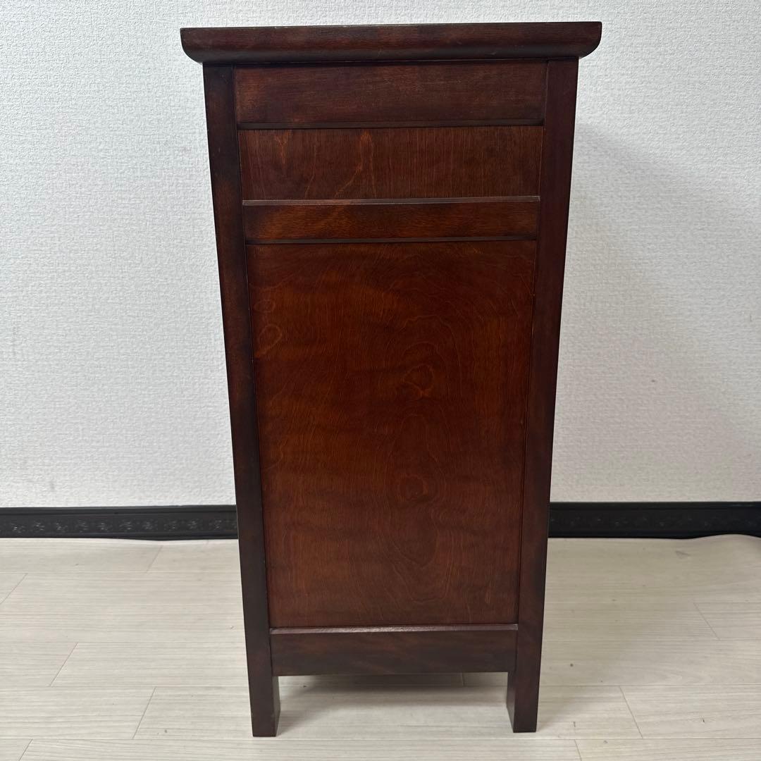 松本民芸家具 立体的なデザイン C型電話台 約13万8千円 ※i4※