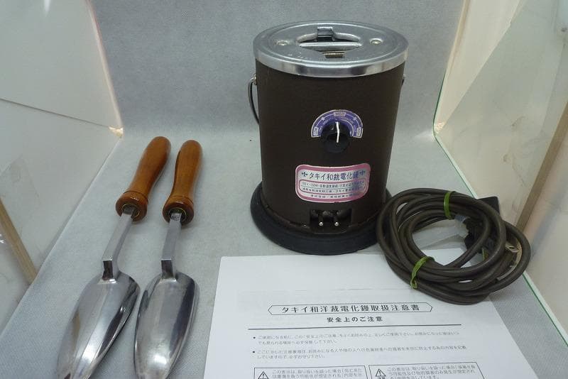 タキイ　和裁電化鏝　和裁コテ　和裁こて　タキイ製　鏝２本付