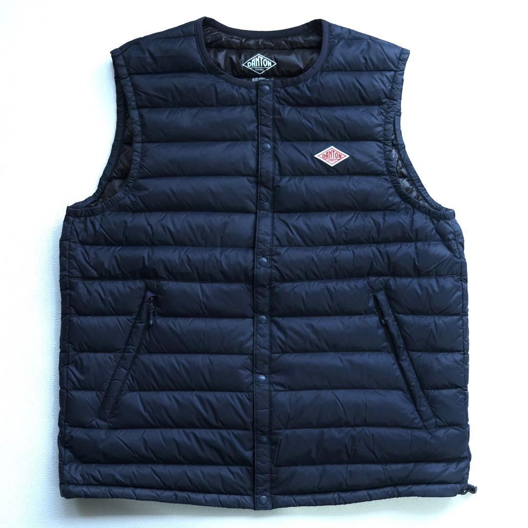 【DANTON】Men’s Crewneck Inner Down Vest