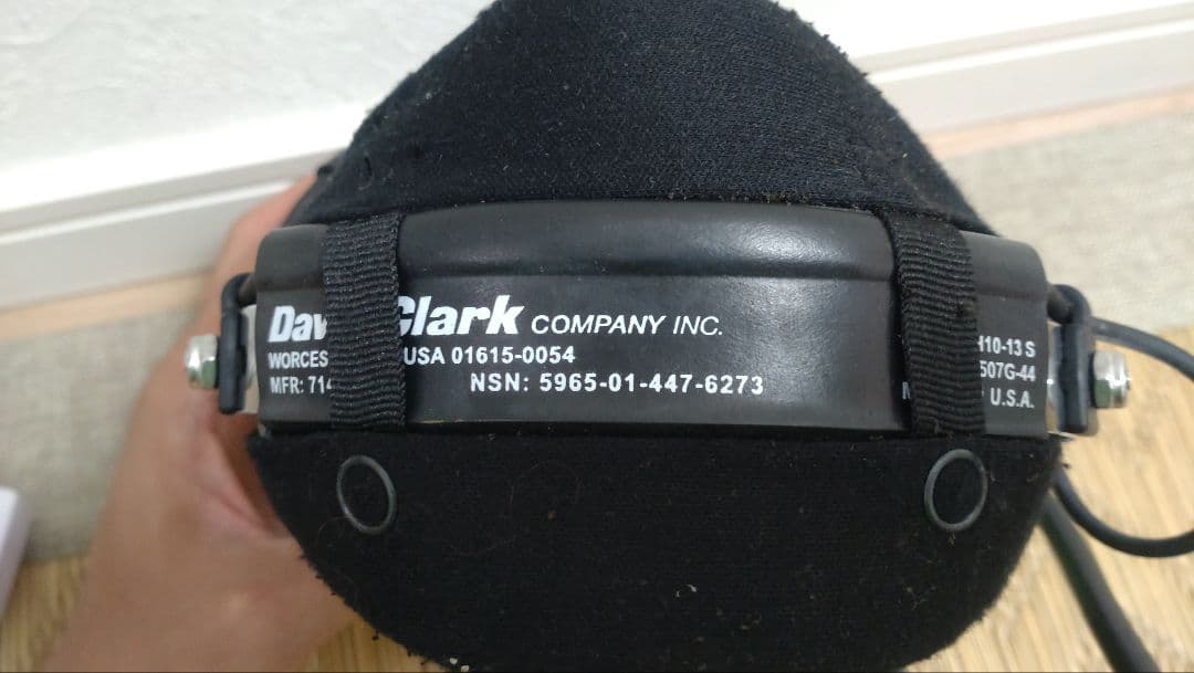 David Clark H10-13S 航空機ヘッドセット