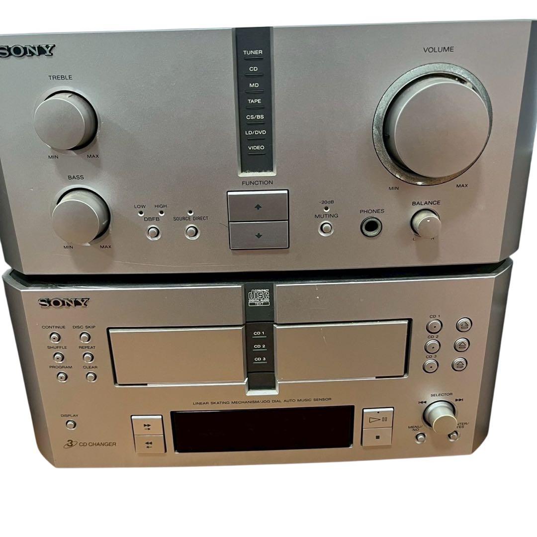 SONY MS717シリーズ ミニコンポ 一式セット アンプ・CDプレーヤー