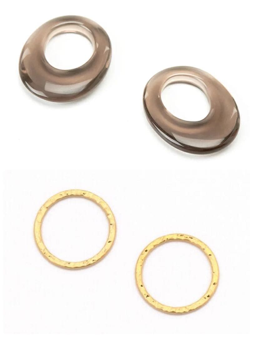 agete ピアスチャーム2点セット