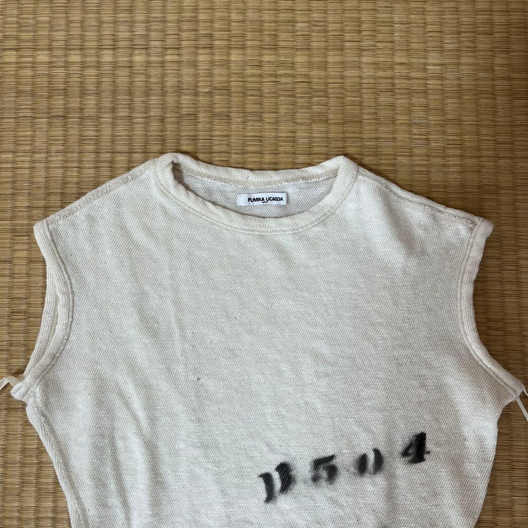 FUMIKA UCHIDA ノースリーブ トップス