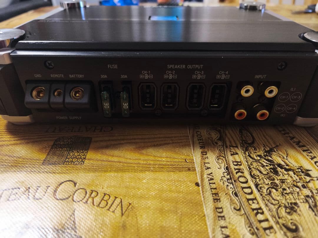 ALPINE 100w×4chパワーアンプPDX-4.100☆接続カプラー2ヶ付