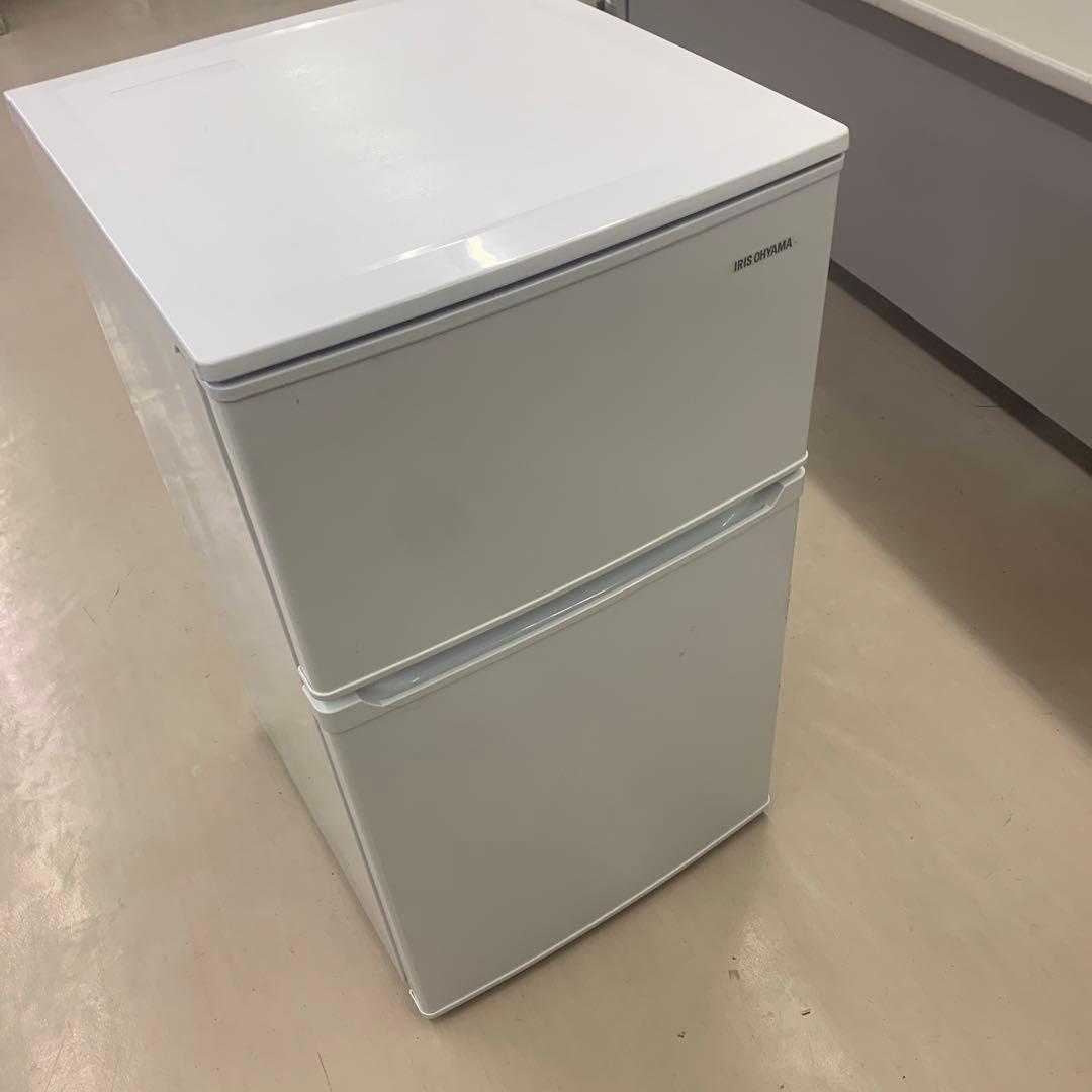 IRIS OHYAMA ノンフロン冷凍冷蔵庫　IRSD-9B-W 2023年製