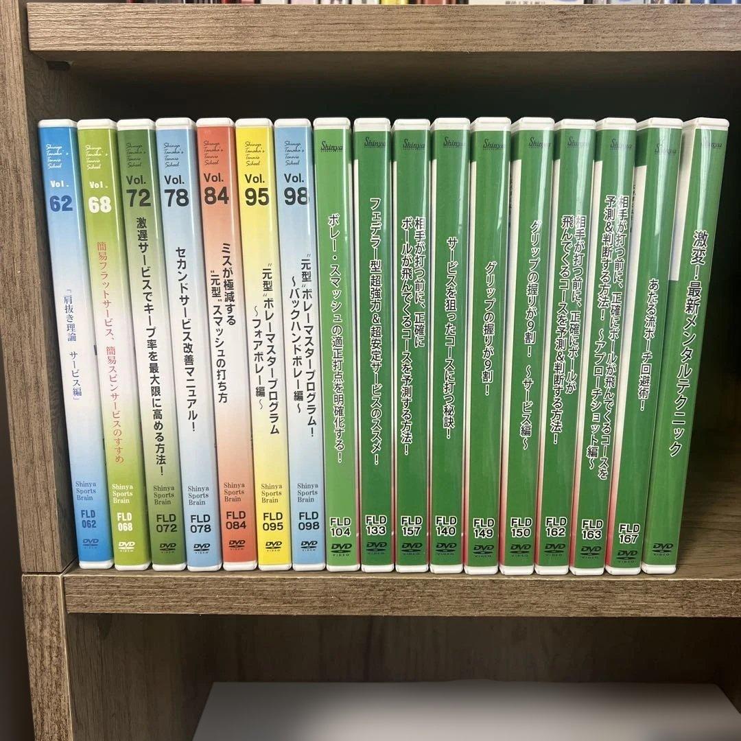 田中信弥 瞬間直し実践会 DVDセット 17本 テニス教則