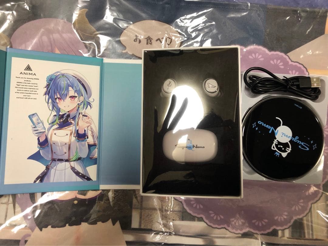 涼海ネモ ONKYO ワイヤレスイヤホンと充電器セット ななしいんく