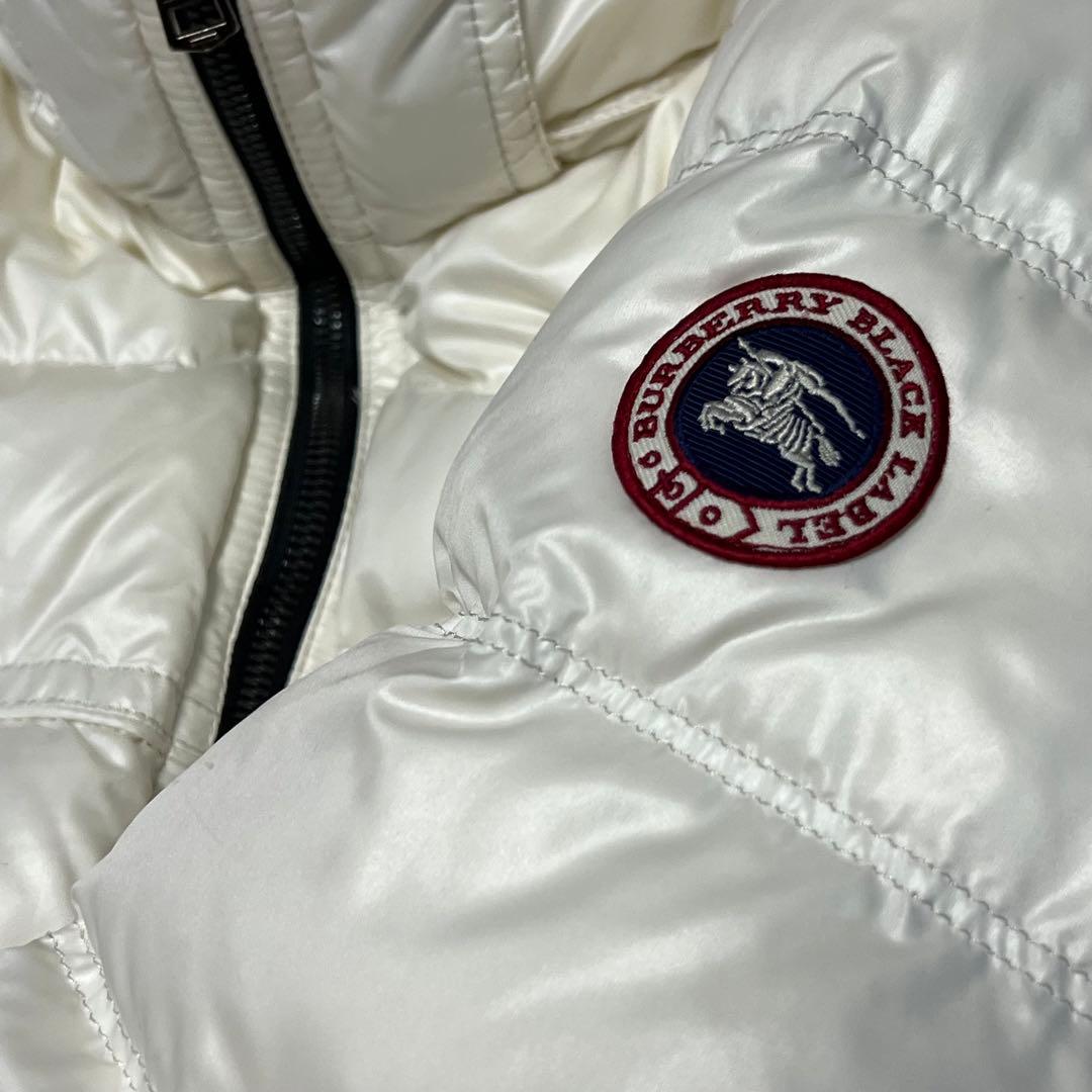 BURBERRY BLACK LABEL/ダウンジャケット/LL/ホワイト