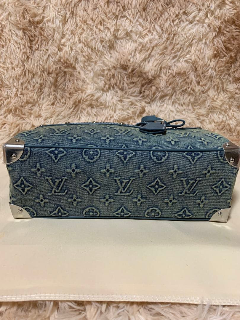 デニムミニボストン　ショルダー付き