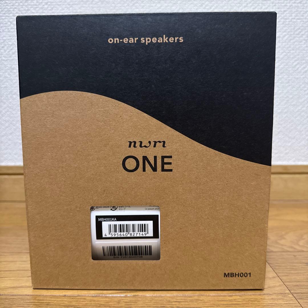 NWM ONE MBH001 ブラック オープンイヤーヘッドホン