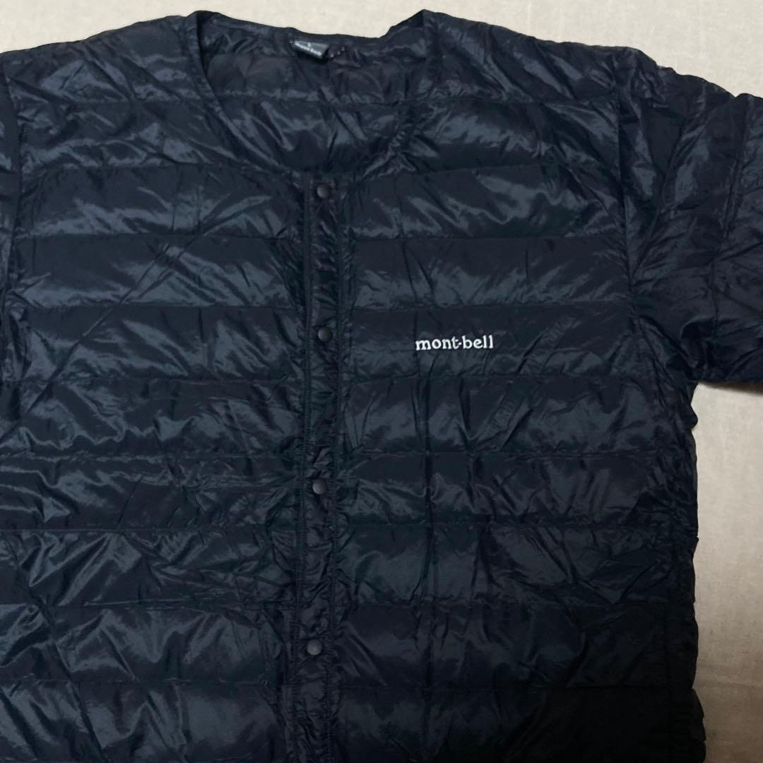 mont-bell スペリオダウンラウンドネックT L ブラック
