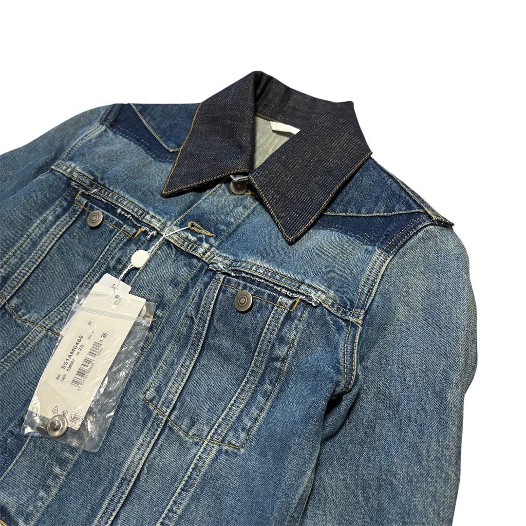 タグ付　メゾンマルジェラ　デニムジャケット インディゴ S51AM0466