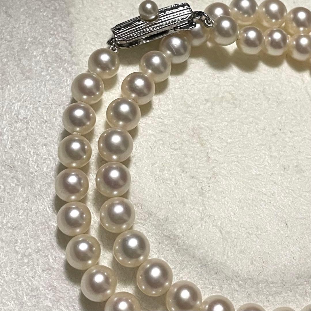 専用 【ミキモト✨Mチャーム付】あこや本真珠 ネックレス 6.0-6.5