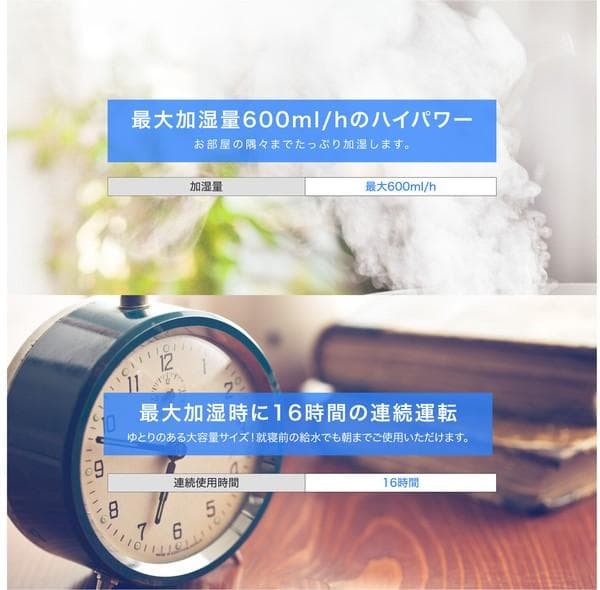 【送料無料】大容量スリム加湿器 上部給水タイプ 業務用サイズ