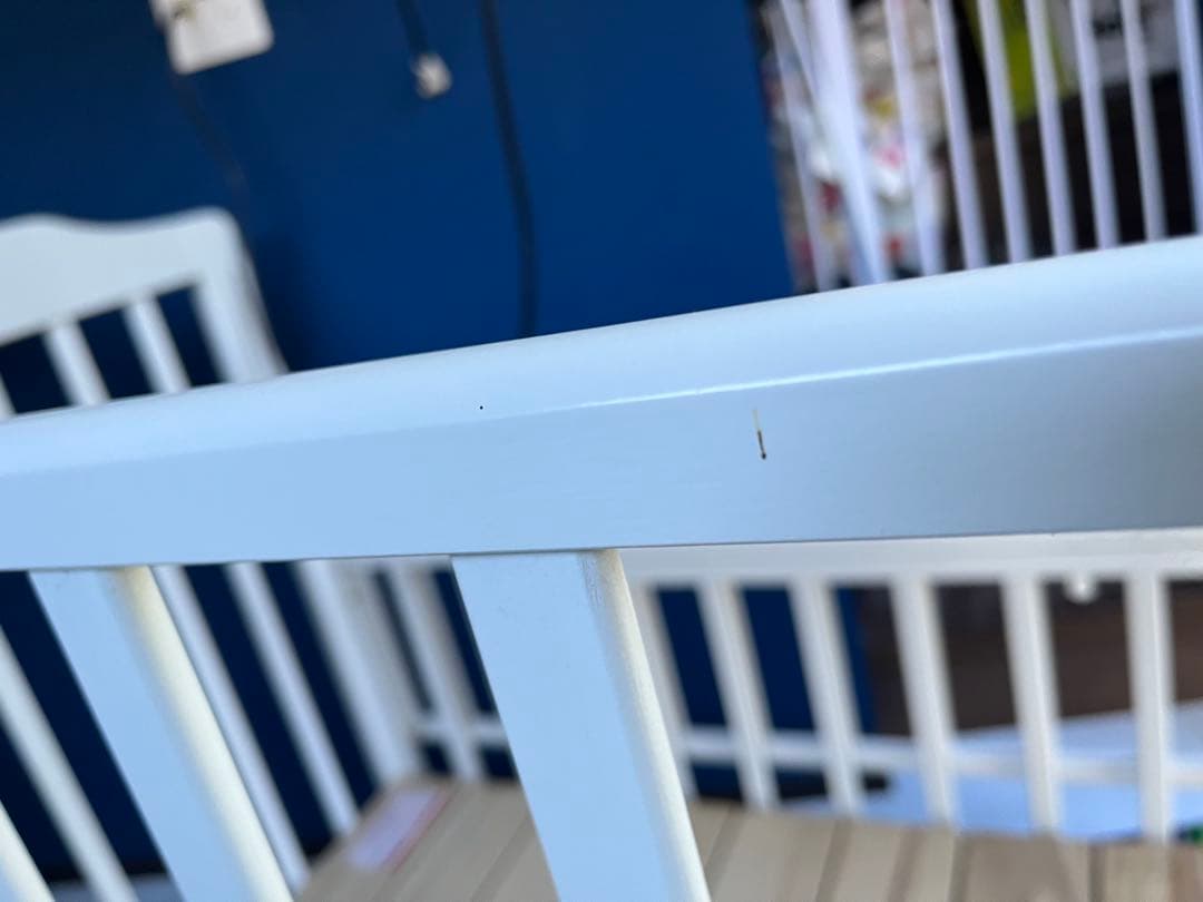 カトージ　KATOJI ベビーベッド　ハイタイプ　ホワイト ベッドガードおまけ付