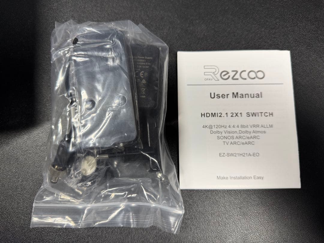 50%オフ！EZCOO HDMI 切替器 2入力1出力 + 音声分離
