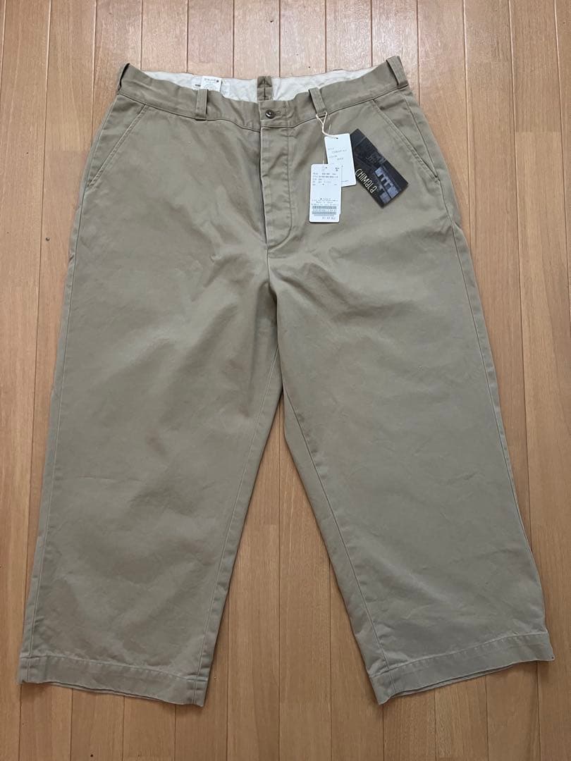 【chimala/チマラ】 UNISEX CROPPED CHINO 34