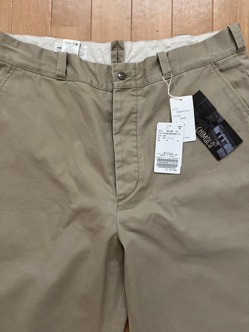 【chimala/チマラ】 UNISEX CROPPED CHINO 34