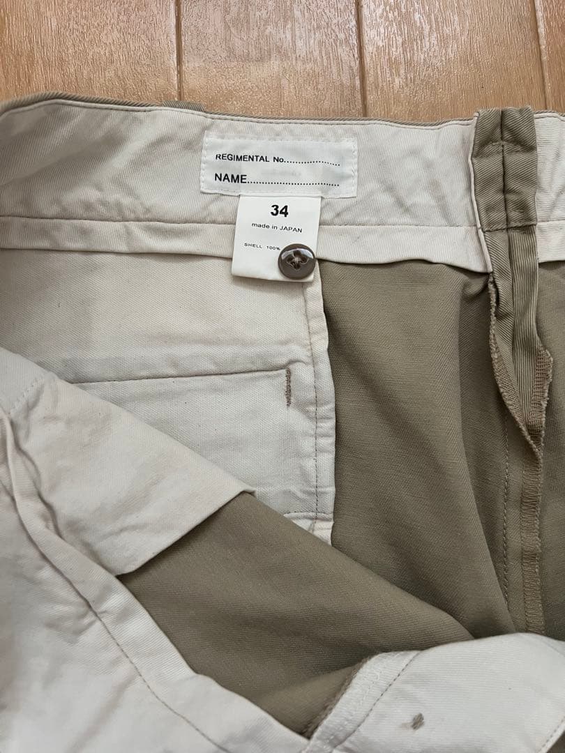 【chimala/チマラ】 UNISEX CROPPED CHINO 34