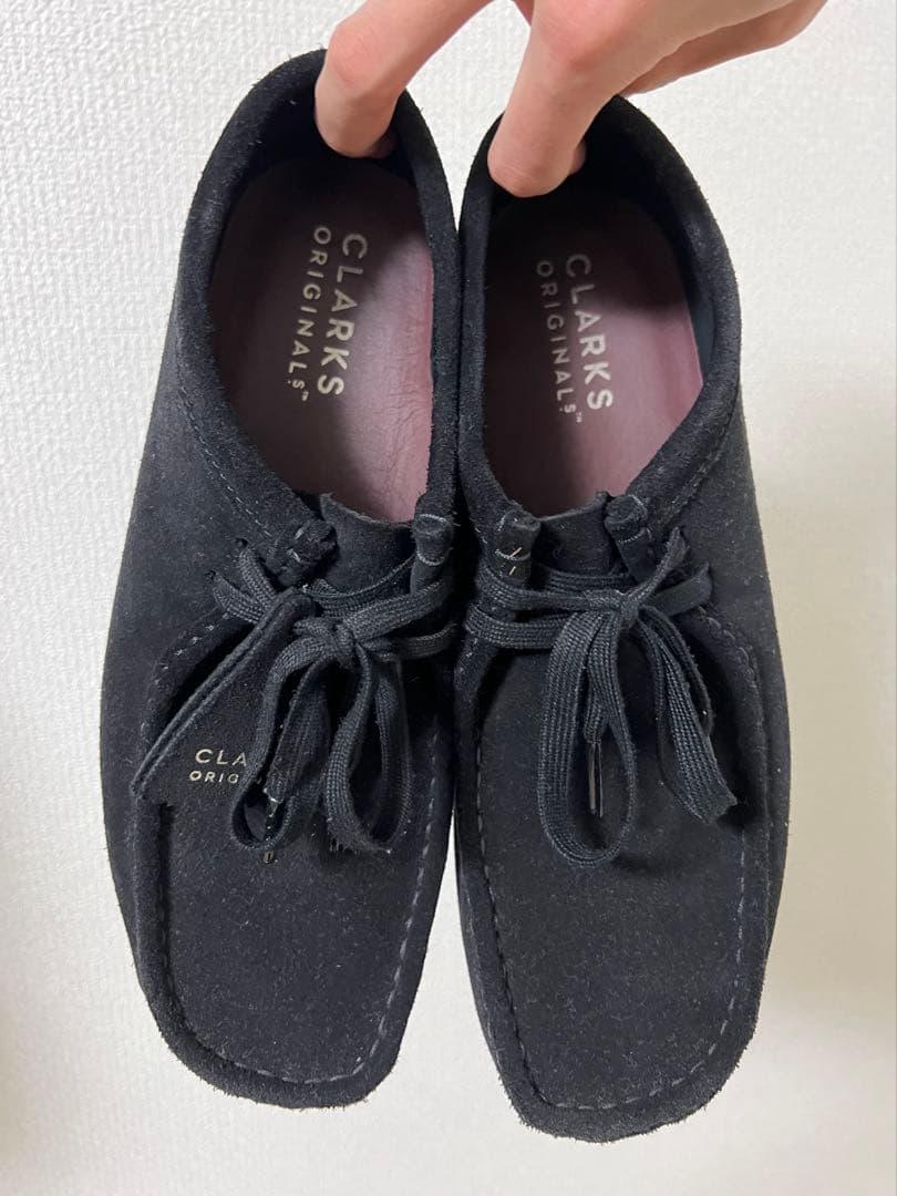 Clarks ワラビー ブラック スエード 美品