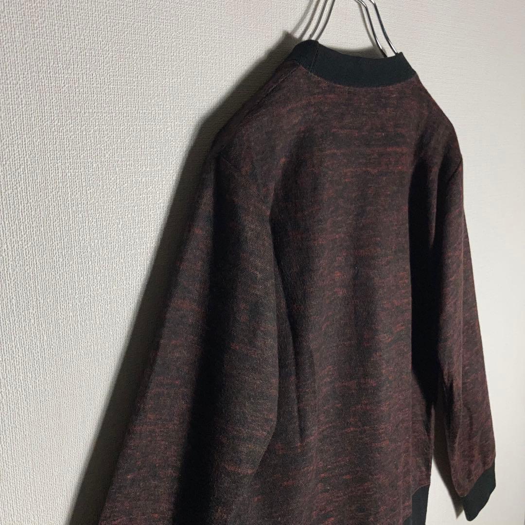 HYSTERIC GLAMOUR ニット セーター 濃茶色 黒リブ S