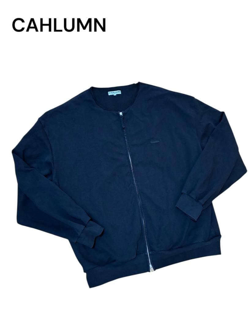 CAHLUMN／カウラム A.H 長谷川昭雄 ノーカラー フルジップ スウェット