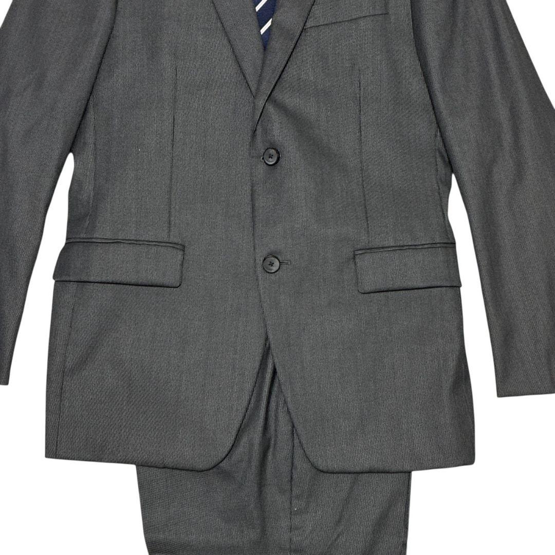 【美品】カルバンクライン CK セットアップ スーツ上下 シングル ストライプ