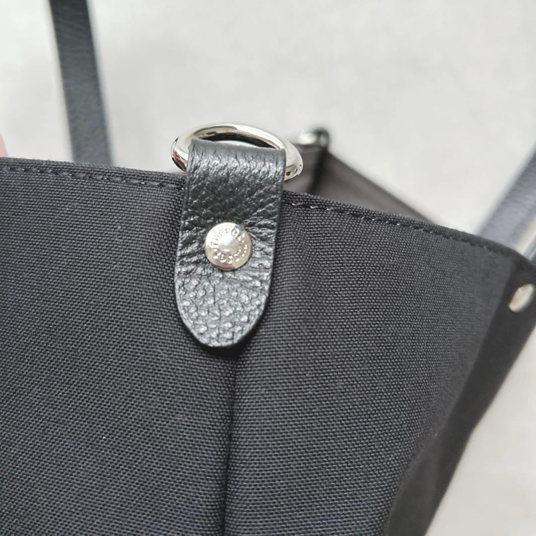 ラシット　ナイロン2WAYトートバッグ　ブラック 黒