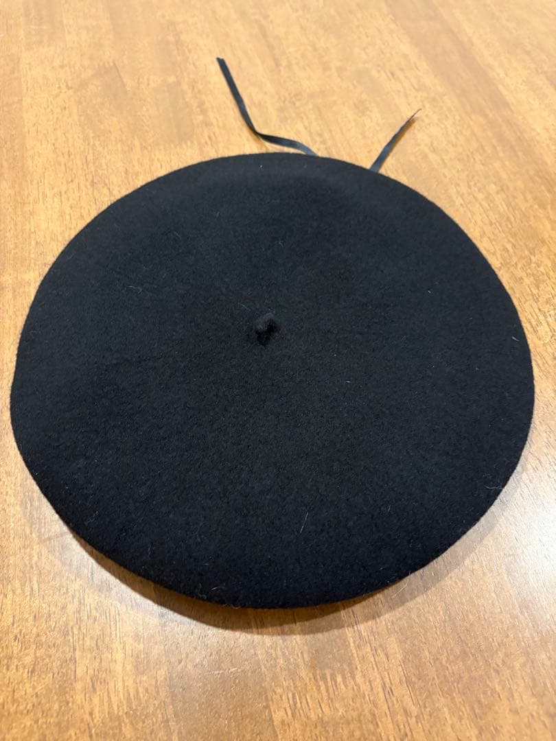 MANUFACTURE DE BERETS ウールベレー帽 ブラック