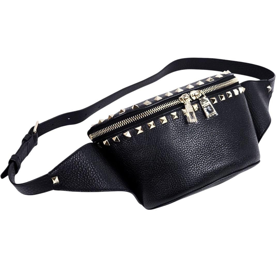 美品 ヴァレンティノ VALENTINO ロックスタッズ ボディバッグ