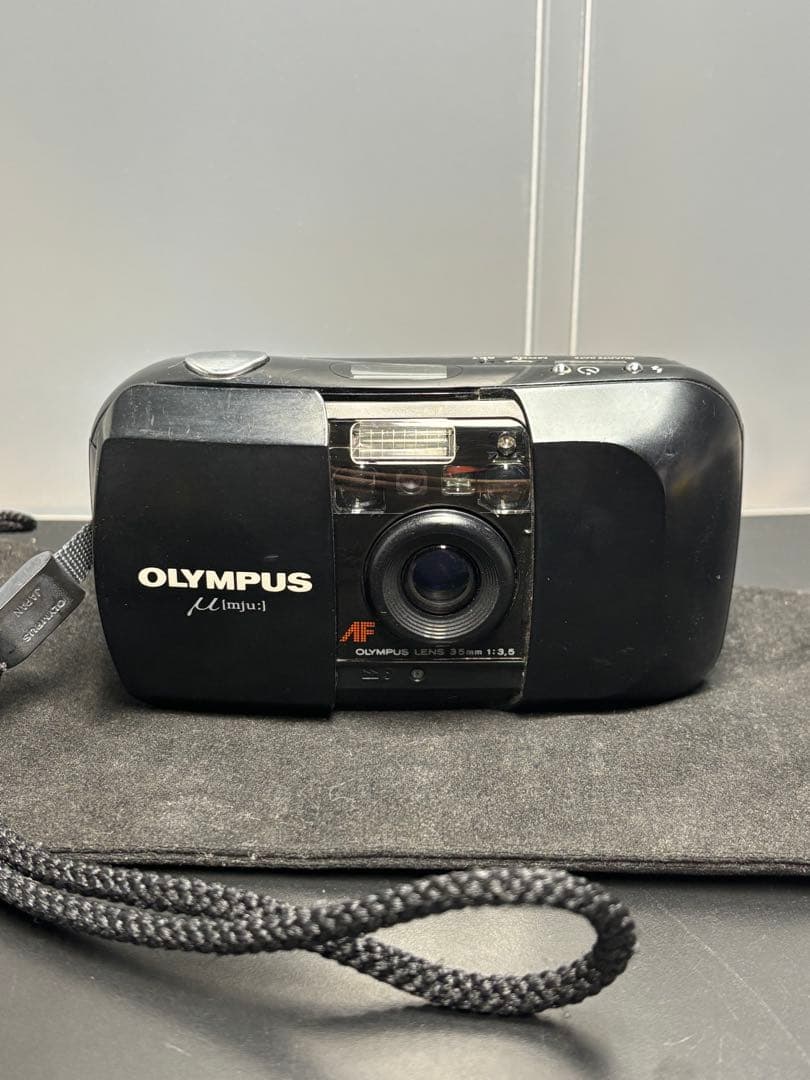 OLYMPUS μ mju 35mm 1:3.5 フィルムカメラ 初代 希少品