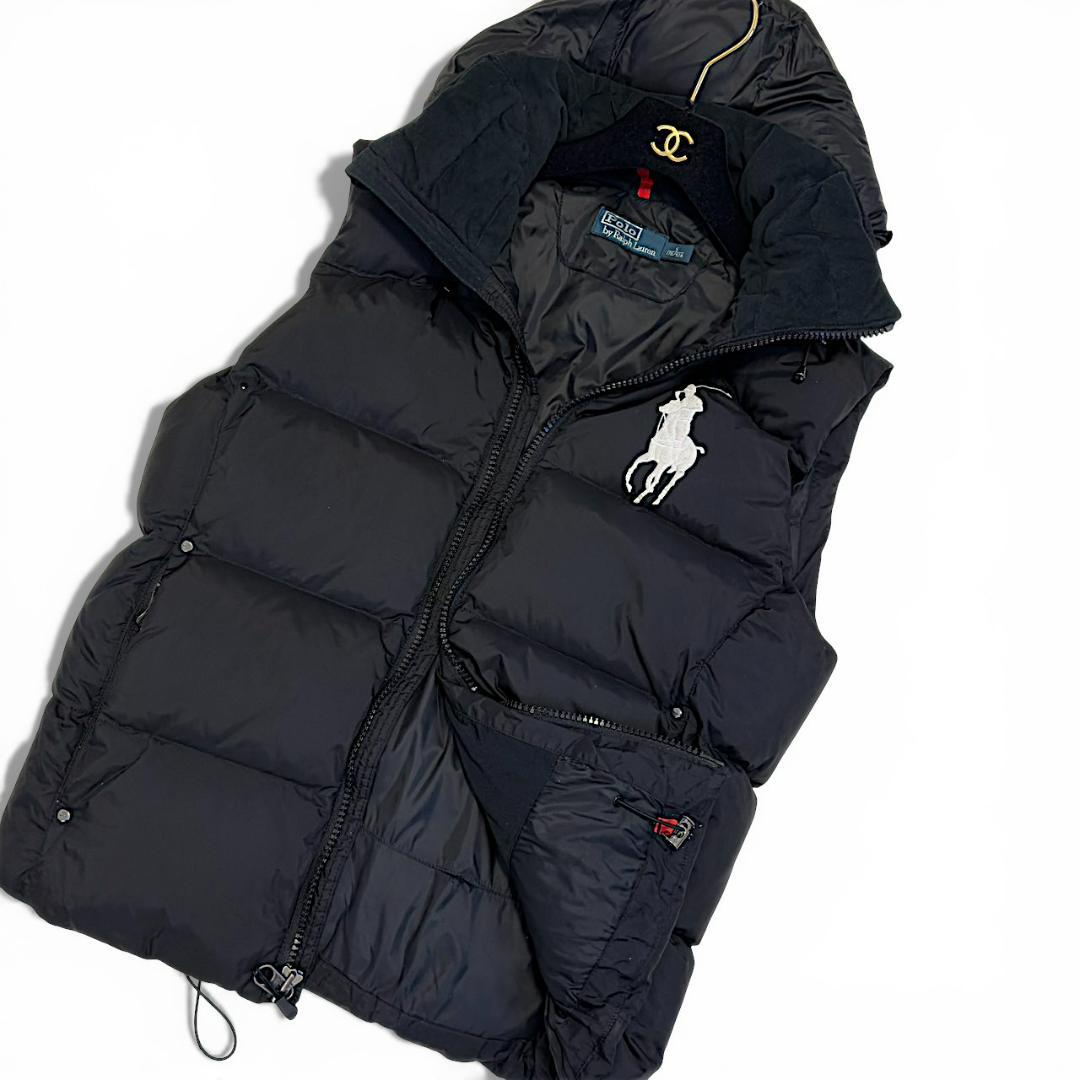 Polo By Ralph Lauren ナイロン ホースロゴ ダウンベスト