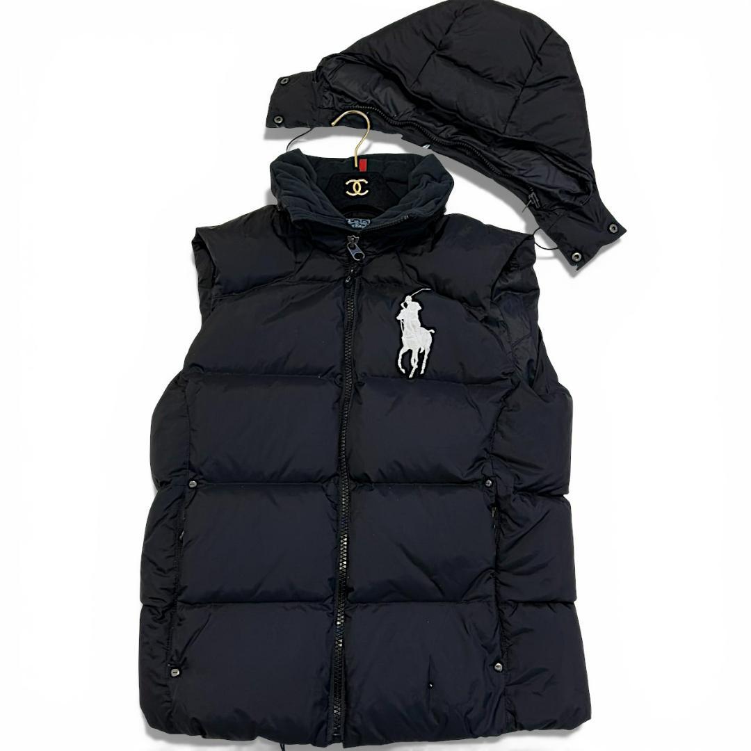Polo By Ralph Lauren ナイロン ホースロゴ ダウンベスト