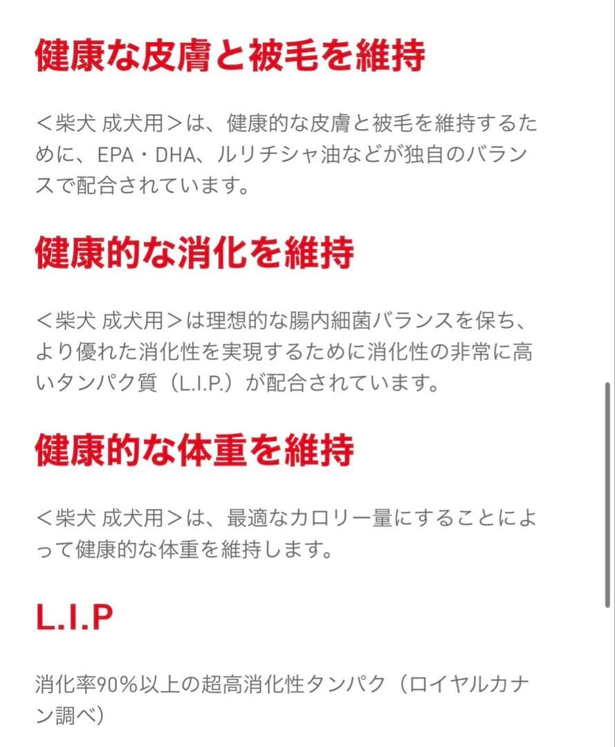 ロイヤルカナン 柴犬成犬用　8キロ